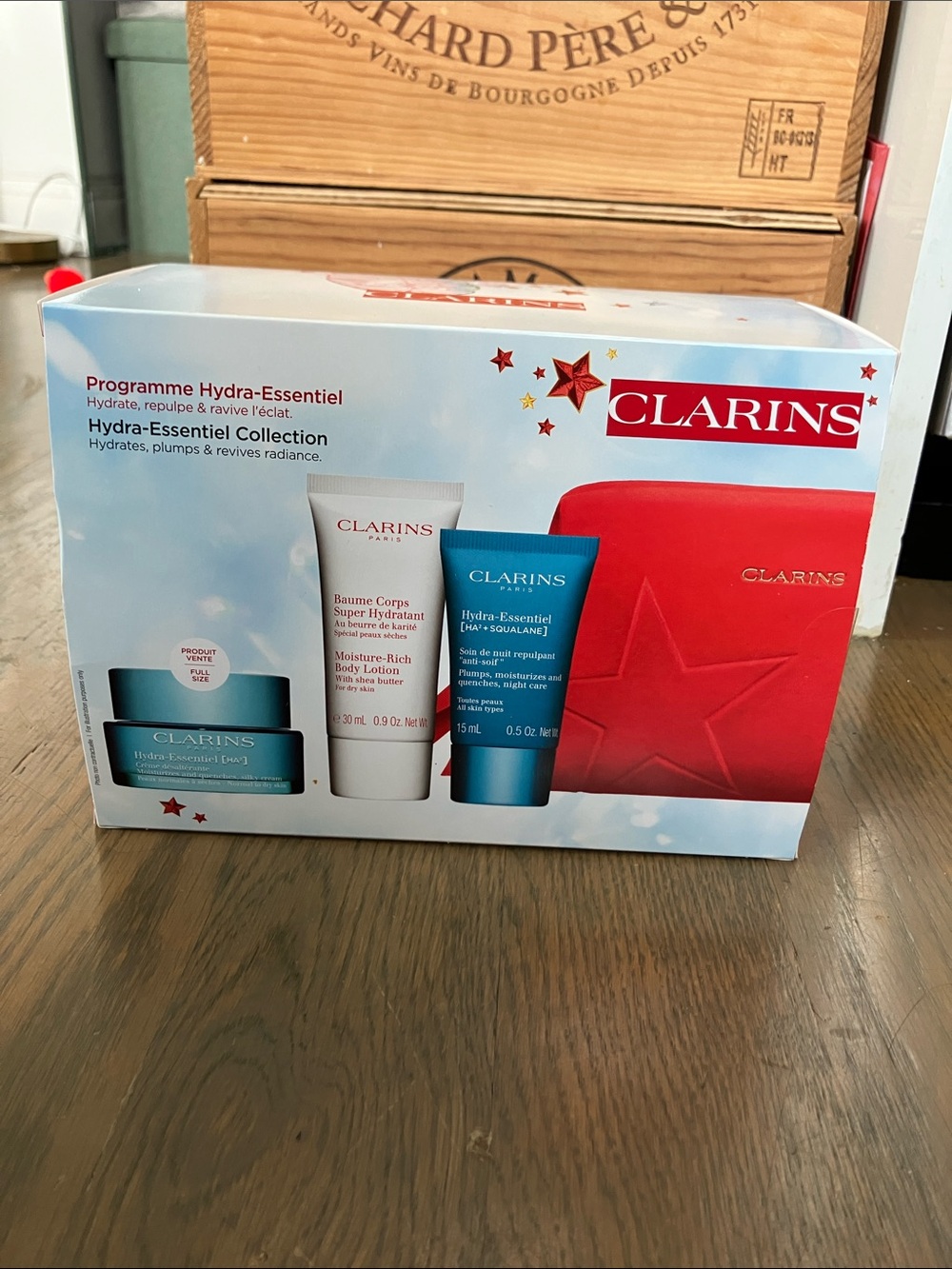 New in Box Clarins Hydra-Essential Collection